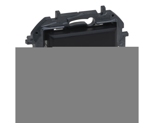 Розетка комп'ютерна Legrand 863560B NILOE STEP Розетка інформаційна 2XRJ45 CAT5e UTP, колір Чорний, чорний, для врізного монтажу