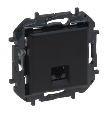 Розетка комп'ютерна Legrand 863561B NILOE STEP Розетка інформаційна RJ45 CAT6 FTP, колір Чорний, чорний, для врізного монтажу
