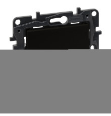 Розетка TV одиночна Legrand 863574 Niloe Step, чорний, пластик, для врізного монтажу
