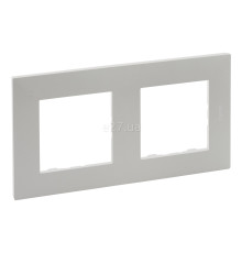 Рамка 2 поста Legrand 863692 Niloe Step, перлина, пластик