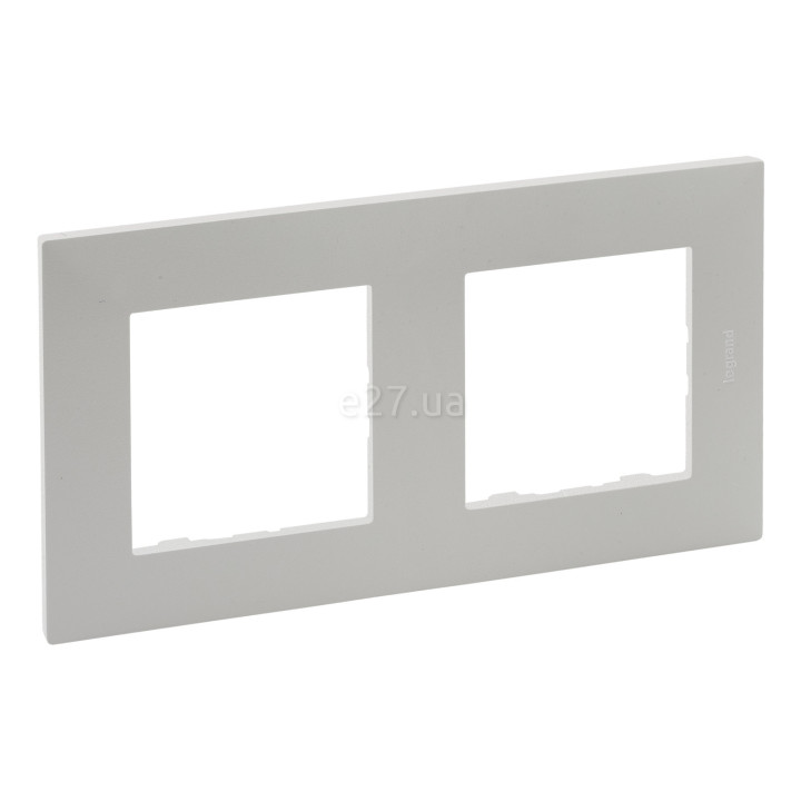 Рамка 2 поста Legrand 863692 Niloe Step, перлина, пластик · Legrand · legrand-863692