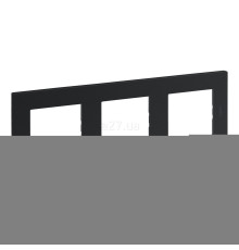 Рамка 3 поста Legrand 863793 Niloe Step, антрацит, пластик