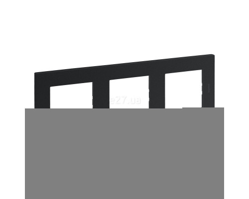 Рамка 3 поста Legrand 863793 Niloe Step, антрацит, пластик
