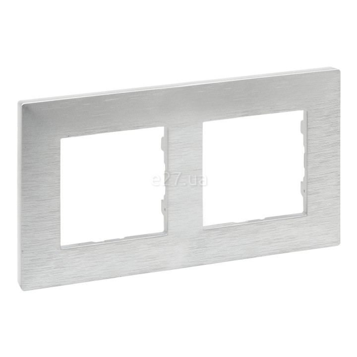 Рамка 2 поста Legrand 863892 Niloe Step, алюміній, пластик · Legrand · legrand-863892