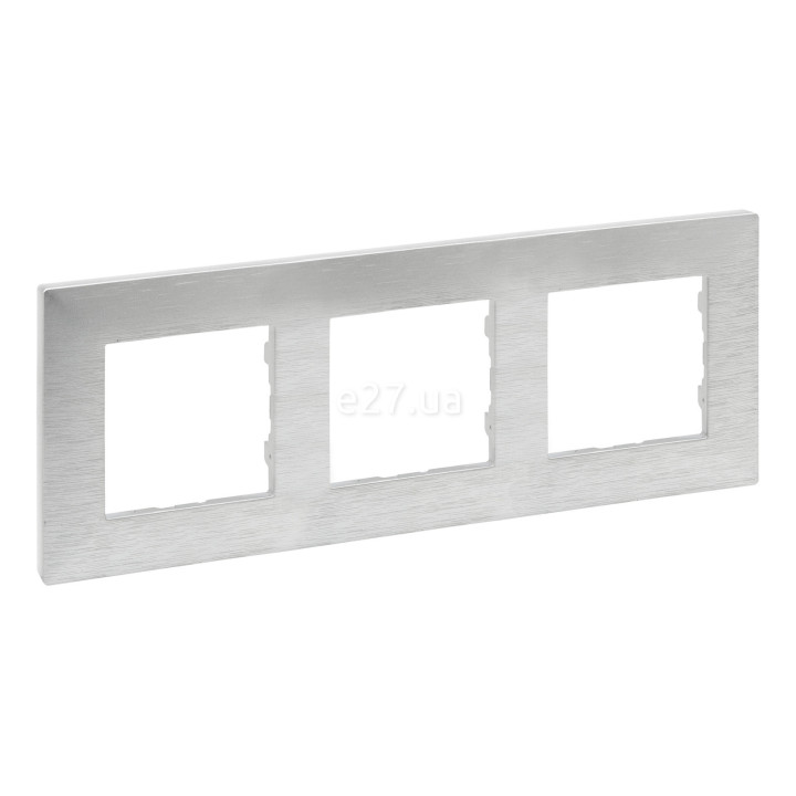Рамка 3 поста Legrand 863893 Niloe Step, алюміній, пластик · Legrand · legrand-863893