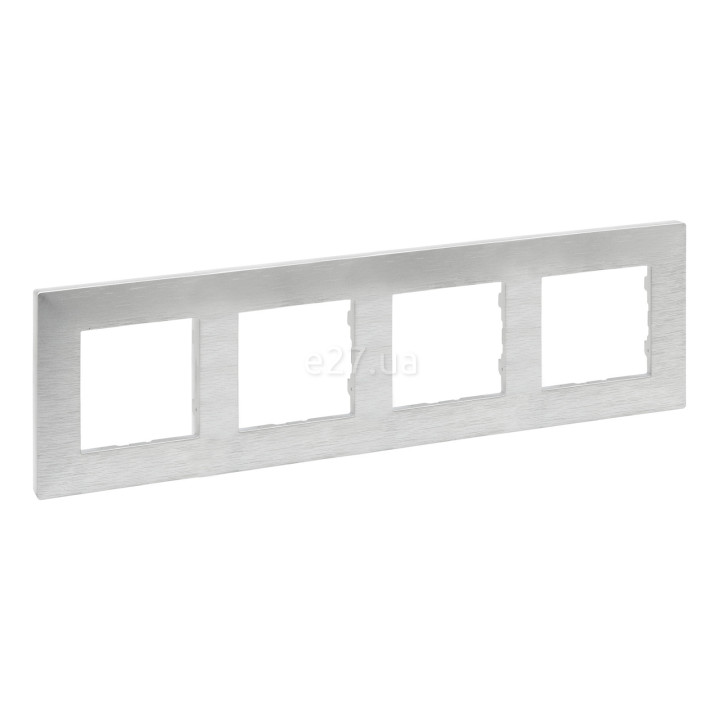 Рамка 4 поста Legrand 863894 Niloe Step, алюміній, пластик · Legrand · legrand-863894