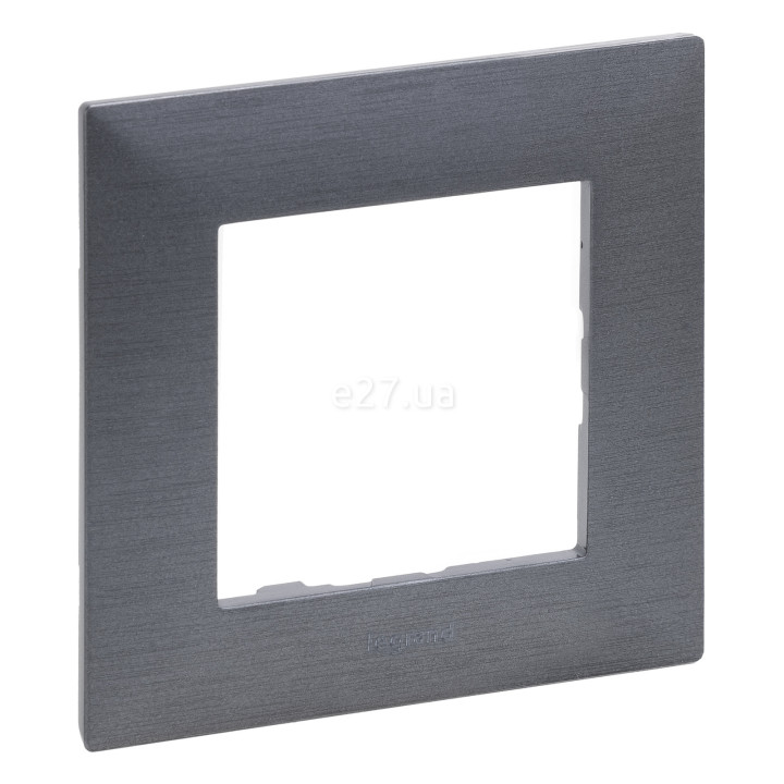 Рамка 1 пост Legrand 863991 Niloe Step, фактурна сталь, пластик · Legrand · legrand-863991