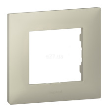 Рамка 1 пост Legrand 864671 Niloe Step, піщаний, пластик