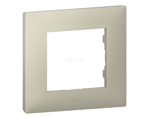 Рамка 1 пост Legrand 864671 Niloe Step, піщаний, пластик