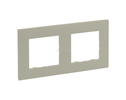 Рамка 2 поста Legrand 864672 Niloe Step, піщаний, пластик