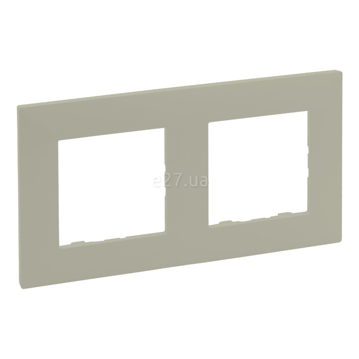 Рамка 2 поста Legrand 864672 Niloe Step, піщаний, пластик · Legrand · legrand-864672
