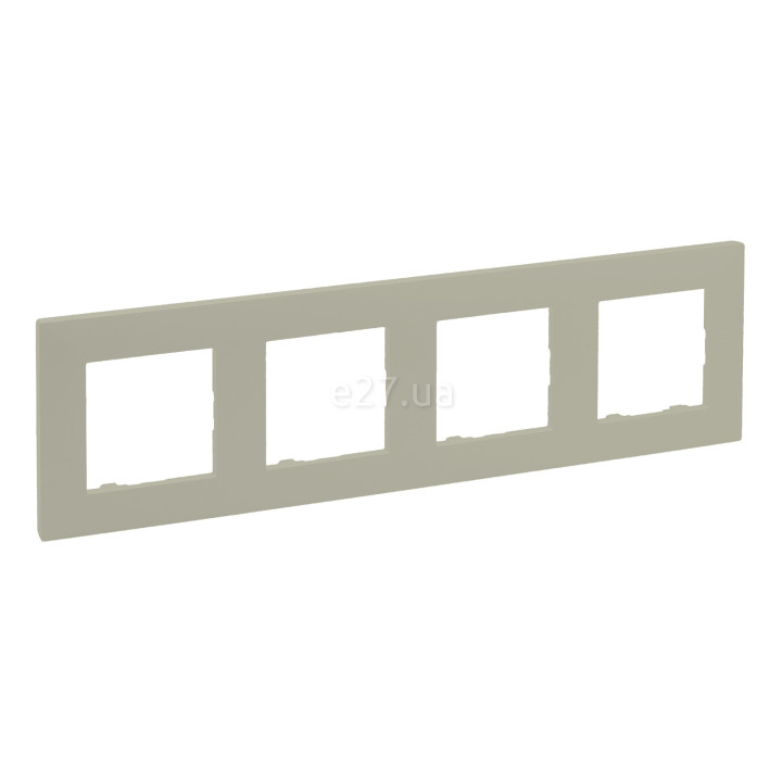 Рамка 4 поста Legrand 864674 Niloe Step, піщаний, пластик · Legrand · legrand-864674