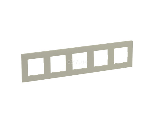 Рамка 5 постів Legrand 864675 Niloe Step, піщаний, пластик
