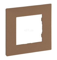Рамка 1 пост Legrand 864771 Niloe Step, мідь, пластик