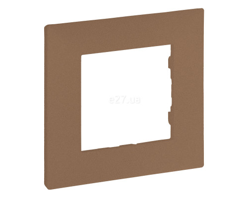 Рамка 1 пост Legrand 864771 Niloe Step, мідь, пластик