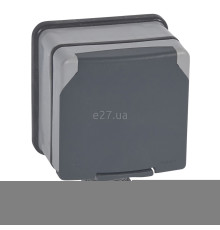 Розетка 220В Legrand 90456 Plexo, сірий