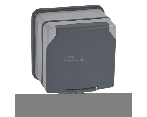 Розетка 220В Legrand 90456 Plexo, сірий