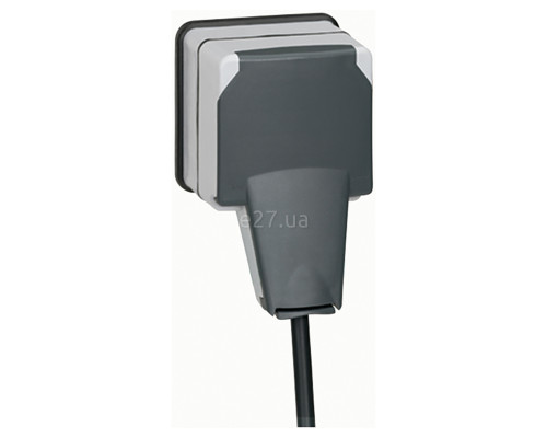 Розетка 220В Legrand 90465 Plexo, сірий