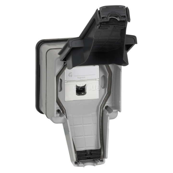 Розетка комп'ютерна Legrand 90467 Plexo, сірий · Legrand · legrand-90467