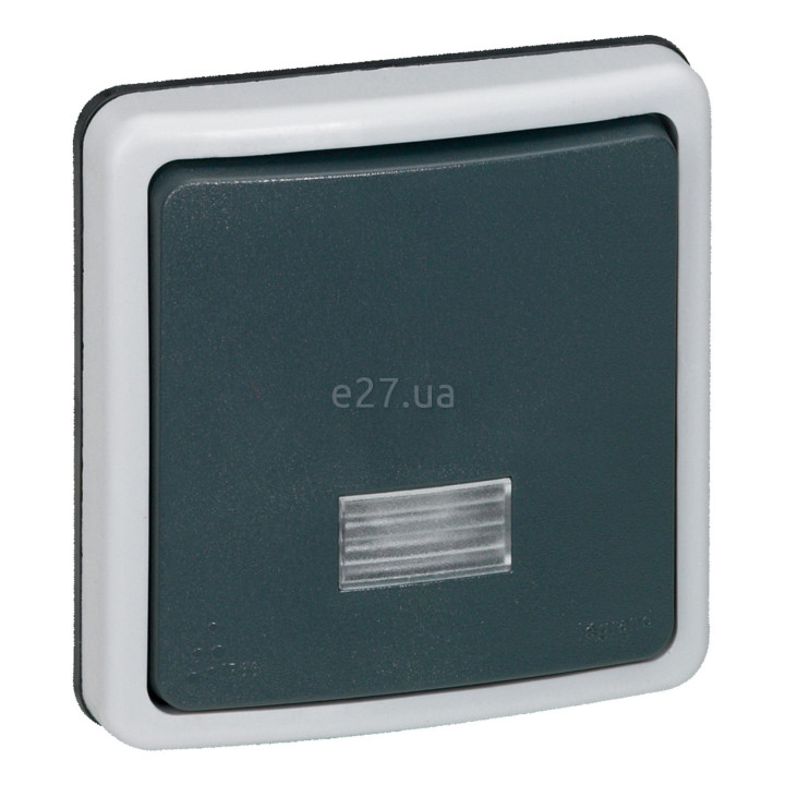 Перемикач прохідний 1-клавішний Legrand 90480 Plexo, сірий · Legrand · legrand-90480