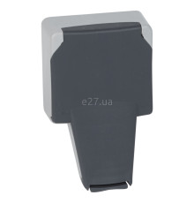 Розетка 220В Legrand 90485 Plexo, сірий