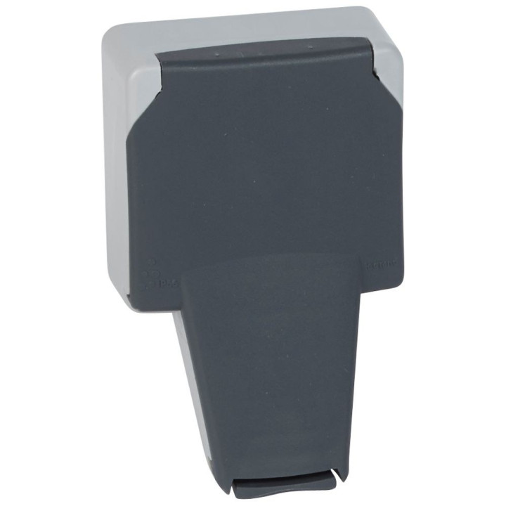 Розетка 220В Legrand 90485 Plexo, сірий · Legrand · legrand-90485