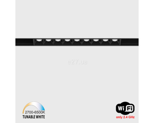 Магнітний трековий світильник LTX 06.2051.10.TW.BK In_Line Comfort 205 Tw, 10 Вт, 632 лм, 2700K-6500K