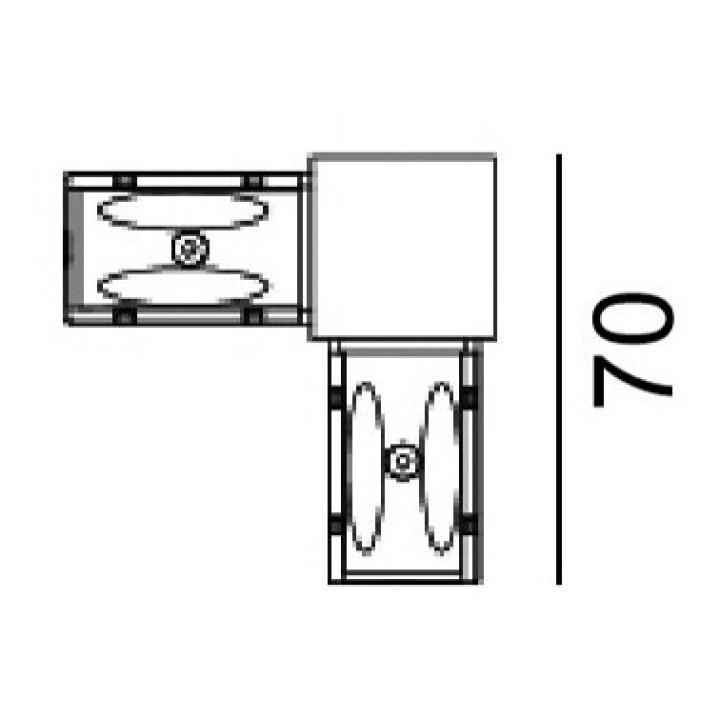 Кутове з'єднання LTX 06.SE90HR.BK In_Line S Corner 90 · LTX · ltx-06-se90hr-bk