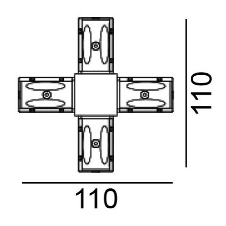 Х-з'єднання LTX 06.SEQHR.BK In_Line S Corner X · LTX · ltx-06-seqhr-bk