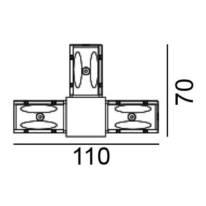 Т-з'єднання LTX 06.SETLHR.BK In_Line S Corner T Left · LTX · ltx-06-setlhr-bk