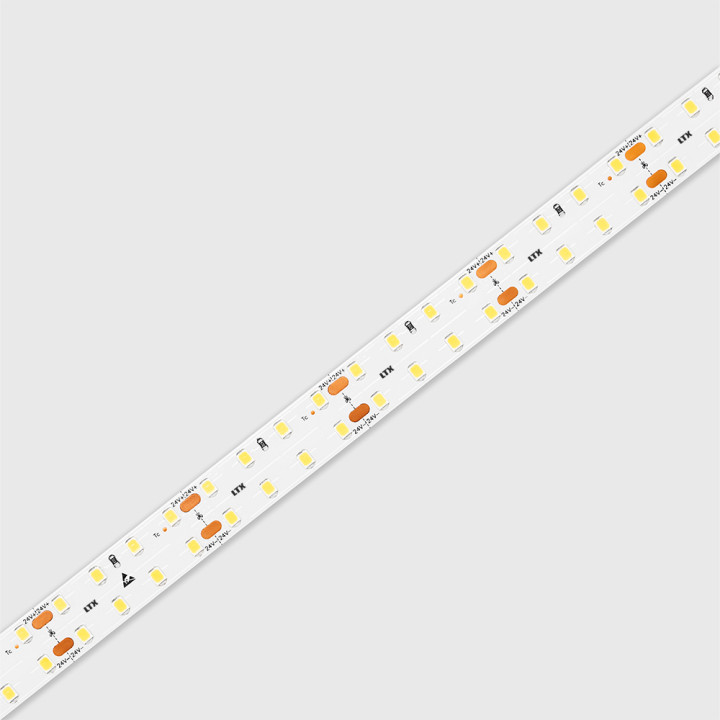 Світлодіодна стрічка LTX 11.24.192.19.20.040.940 Flexible led strip. w15mm, h1.5mm, power 20.8W/m, 24V, CRI>90, 2345Lm/m, 4000K, 192Leds/m, сutting unit: 41.67mm/8LEDs, IP20, 4000K · LTX · ltx-11-24-192-19-20-040-940