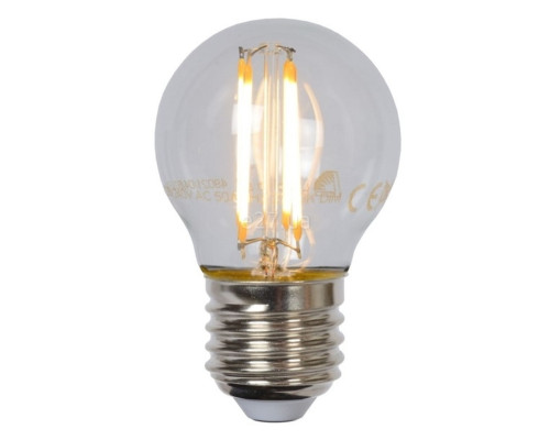 Лампа світлодіодна Lucide 49021/04/60 Led bulb, G45 4W 2700K E27 Dimmable, 360°