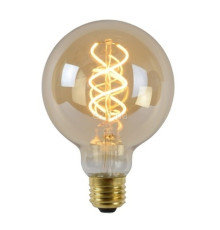 Лампа світлодіодна Lucide 49032/05/62 Filament, G95 5W 2200K E27 Dimmable, 360°