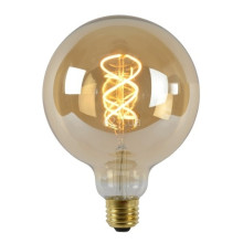Лампа світлодіодна Lucide 49033/05/62 Filament, G125 5W 2200K E27 Dimmable, 360° · Lucide · lucide-49033-05-62