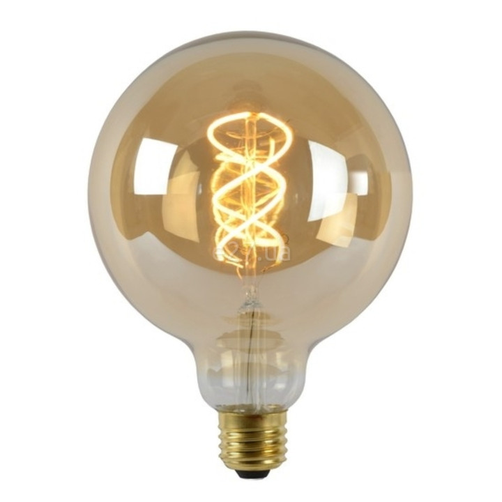 Лампа світлодіодна Lucide 49033/05/62 Filament, G125 5W 2200K E27 Dimmable, 360° · Lucide · lucide-49033-05-62