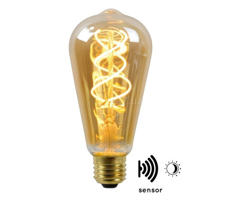 Лампа світлодіодна Lucide 49034/04/62 Led bulb, ST64 4W 2200K E27, 360°