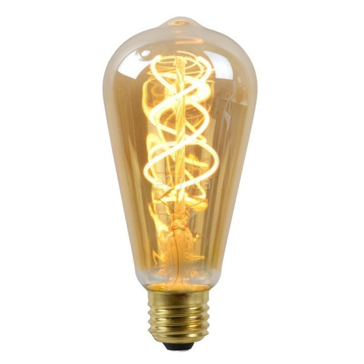 Лампа світлодіодна Lucide 49034/05/62 Filament, ST64 5W 2200K E27 Dimmable, 360° · Lucide · lucide-49034-05-62