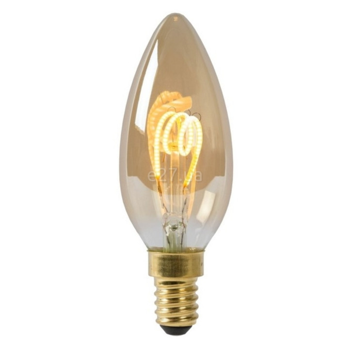Лампа світлодіодна Lucide 49043/03/62 Led bulb, C35 3W 2200K E14 Dimmable, 360° · Lucide · lucide-49043-03-62
