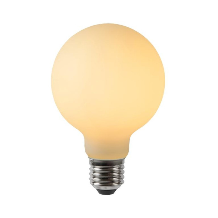 Лампа світлодіодна Lucide 49048/05/61 Filament bulb, G80 5W 2700K E27 Dimmable, 360° · Lucide · lucide-49048-05-61