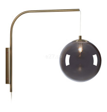 Бра Markslojd 108419 Dione Wall 1l Smoke/antique Brass