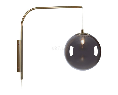 Бра Markslojd 108419 Dione Wall 1l Smoke/antique Brass