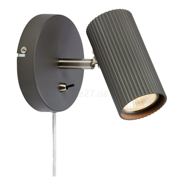 Спот Markslojd 108467 Costilla Wall 1l Dark Grey/satin Nickel · Markslojd · markslojd-108467