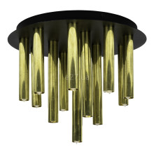 Люстра Markslojd 108504 Gocce Ceiling 13l RaW Brass/black · Markslojd · markslojd-108504