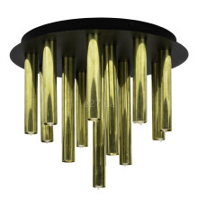 Люстра Markslojd 108504 Gocce Ceiling 13l RaW Brass/black