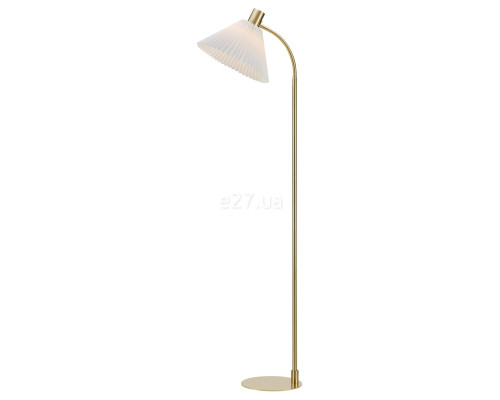 Торшер Markslojd 108569 Mira Floor 1l Brushed Brass/white