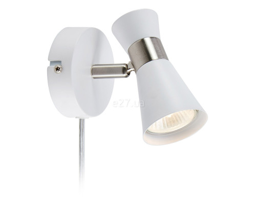 Спот Markslojd 108627 Folie Wall 1l White/satin Nickel
