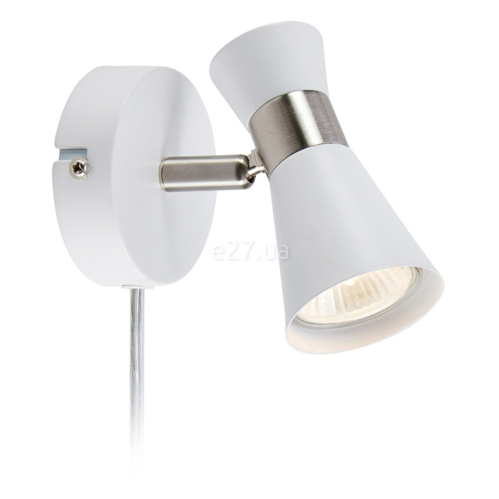 Спот Markslojd 108627 Folie Wall 1l White/satin Nickel · Markslojd · markslojd-108627