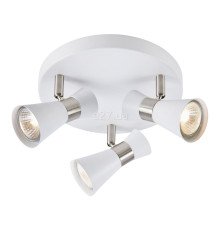 Спот Markslojd 108628 Folie Ceiling Round 3l White/satin Nickel