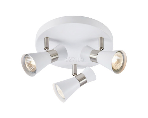 Спот Markslojd 108628 Folie Ceiling Round 3l White/satin Nickel