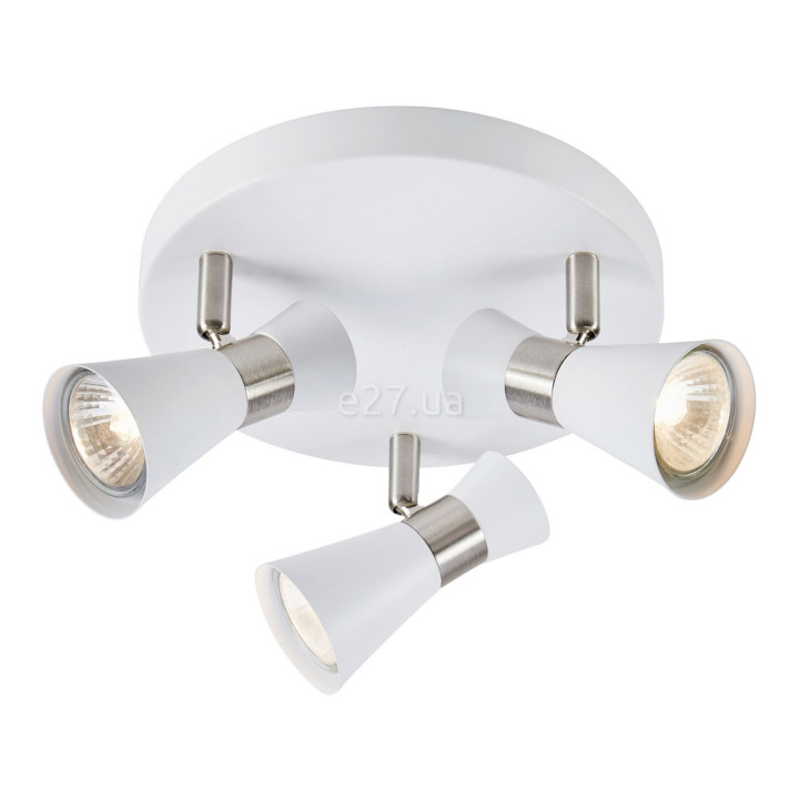 Спот Markslojd 108628 Folie Ceiling Round 3l White/satin Nickel · Markslojd · markslojd-108628